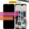 Realme DISPLAY REALME C53 RMX3760 RMX3762 SCHERMO FRAME LCD VETRO TOUCH PARI ORIGINALE