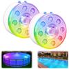 Idyl Light Luci sommergibili ricaricabili per piscina, con telecomando e
