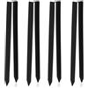 kebitedamai 4 Pz Picchetti Giardino, 30cm Picchetti Telo Pacciamatura, Chiodi a U