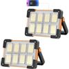 OHAYORI Faro LED Ricaricabile, Faretto a Batteria, Faretto LED Portatile