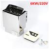 Stufa Sauna con Pietra Sauna Elettrica Riscaldamento Sauna 6KW acciaio inox