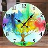 Orologio da Parete Moderno 25 cm - Design Lucky Tree Colorato per Casa 2D