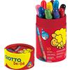 GIOTTO BEBE' - Barattolo Da 10 Matitoni, 7 Mm, Colori Vivaci