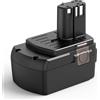 Labtec Batteria 18 V, 5000 Mah, Ricambio per Hitachi BCL1840 BCL1815 BCL1830 327730 327