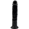 Loving Joy FALLO REALISTICO DILDO 8,5" GRANDE CON VENTOSA NERO LOVING JOY DA 21,5 CM