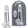 Loving Joy VIBRATORE FALLO DILDO 7" REALISTICO VIBRANTE VAGINALE ANALE TRASPARENTE CON TELE