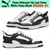 Puma Rebound V6 Low Puma WhitePuma Black 392328-01 taglia uomo