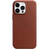 Apple Genuine Apple iPhone 14 Pro Max Custodia Posteriore In Pelle Magsafe Umber