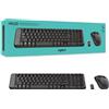 Logitech Kit professionale Mouse Tastiera Logitech MK220 senza fili Wireless PC MAC 10 11