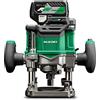 HiKOKI Akku-Oberfräse M3612DA (36V, Spannzange Ø 8/12 mm, 50 mm Hubhöhe, Brushless, Soft-touch, LED, verstellbare Handgriffe, Transportkoffer, Zubehör, inkl. 2x 2.5 Ah Akku und Ladegerät)
