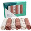 Koala Babycare - Mussole Neonato Cotone 100% - 6 Pz 30x30cm - Ideale come