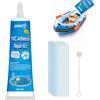 Smdrafy Kit Riparazione Piscina, Colla per Riparazione in PVC, PVC Kit