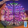 JIMACRO Lanterne da Esterno Solari Decorative, JIMACRO 30cm Grandi Luci Solari da