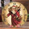 Orologio da Parete Moderno 25 cm - Design Babbo Natale per Casa 2D