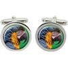 Family-crests Macaw Profilo Gemelli IN Cromo Scatola