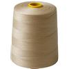 IPEA Filo da Cucito per Macchina da Cucire e Tagliacuci - Grande Bobina da ben 9000 metri (10000 yard) - Filato in Poliestere per Cuciture - 3 Colori a Scelta - Beige - Altezza 12 cm