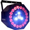 ALGAM LIGHTING - SUNFLOWER - Proiettore combinato 3 in 1 LED, effetto solare, stroboscopio, laser - classe laser 3B - IP20-4,55 kg, 340 x 230 x 350 mm