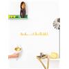 The Line - Rotterdam - Sagoma decorativa da parete - Skyline - 50 cm - oro