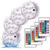 Daphomeu LED Sommergibili Con Telecomando 4 Pezzi,Luce LED