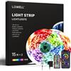LQWELL® 30M (2 rotoli da 15M) Striscia luminosa a LED con telecomando e