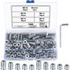 Qeapug M6 Inserti Filettati, 100 Pezzi Boccole Filettate per Legno, Bussole