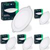 V-TAC Faretto LED da Incasso Rotondo 18W - Chip Samsung - Diametro 220 mm