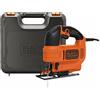 Black & Decker BLACK+DECKER KS701PEK-QS Seghetto Alternativo ad Azione Pendolare in Valigetta,