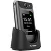 Funker C250 Comfort 4G, Cellulare 4G Volte per anziani, pulsanti e tasti grandi,