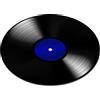 Gift Base Vinile Registrazione Disco Blu Giradischi Lettore Dj Mixer Divertente PC Pad