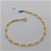 BRACCIALE DA UOMO A MAGLIA GRUMETTA IN ORO GIALLO 18KT 3,35 GRAMMI (8458)