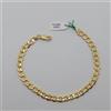 BRACCIALE DA UOMO A MAGLIA GRUMETTA IN ORO GIALLO 18KT 5,45 GRAMMI (8453)
