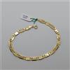 BRACCIALE DA UOMO A MAGLIA GRUMETTA IN ORO GIALLO 18KT 4,35 GRAMMI (8444)