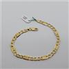 BRACCIALE DA UOMO A MAGLIA GRUMETTA IN ORO GIALLO 18KT 6,15 GRAMMI (8449)