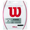 Wilson WRZ945200 Corda da Tennis Synthetic Gut Power, 12.2 m, Unisex, Nero, 1.30