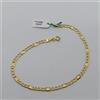BRACCIALE DA UOMO A MAGLIA GRUMETTA IN ORO GIALLO 18KT 2 GRAMMI (8468)