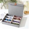 Scatola Porta Occhiali Multifunzionale Organizer per Occhiali da Sole