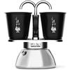 BIALETTI | Mini Express Induction | Moka Adatta ai Piani Induzione + 2 Tazze