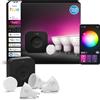 Signify Philips Hue Starter Kit, Con Hub Bridge Pro, 3 lampadine smart GU10 e