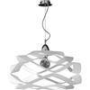 PADANA LAMPADARI SRL Sospensione, Lampadario moderno Fly in alluminio tagliato laser col.