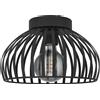 Eglo Mogano 3 - Lampada da soffitto dal design monocromatico, plafoniera,