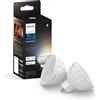 Signify Philips Hue White Ambiance, Faretto LED Smart GU5.3, Luce Bianca da calda