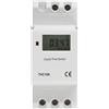 Brand new Interruttore timer programmabile DIN resistente per display LCD trasparente AC22