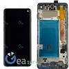 OEM DISPLAY LCD PER SAMSUNG GALAXY S10 G973 RICAMBIO SCHERMO INCELL TFT + FRAME NERO