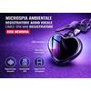 Microspia Ambientale Registratore Audio Vocale Cimice Spia Mini Registratore 8GB