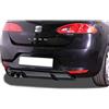 RDX Racedesign Minigonna posteriore 'Diffuseur' compatibile con Seat Leon 1P 2005-2008 escl. FR/Cupra (ABS Nero Lucido)