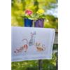 Vervaco Kit Punto Croce Prestampato Centrotavola GATTI A STRISCE Biancheria Da Tavola Set Fai Da Te Creativo 40 x 100 cm Kit Hobby Creativi Adulti Casa Decor Cross Stitch Runner