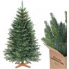 SALCAR Albero di Natale artificiale da 150 cm, con supporto in legno,