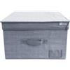 Palucart [1 o 3 PZ] Scatole Maxi Grigio Contenitore Box Organizer Armadio 50x40x25-6901