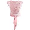Chicco Boppy ComfyHug - Fascia per neonati ergonomica da 2,5 kg, zaino facile da usare e comodo, orientato verso i genitori, imbracatura regolabile, supporto testa e collo, rosa
