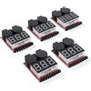 No 5 Pz 2 In1 1-8S Tester di Tensione Della Batteria Lipo, Allarme Cicalino un8807